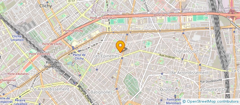 localisation de l'entreprise SCI LA RIBAMBELLE  PARIS