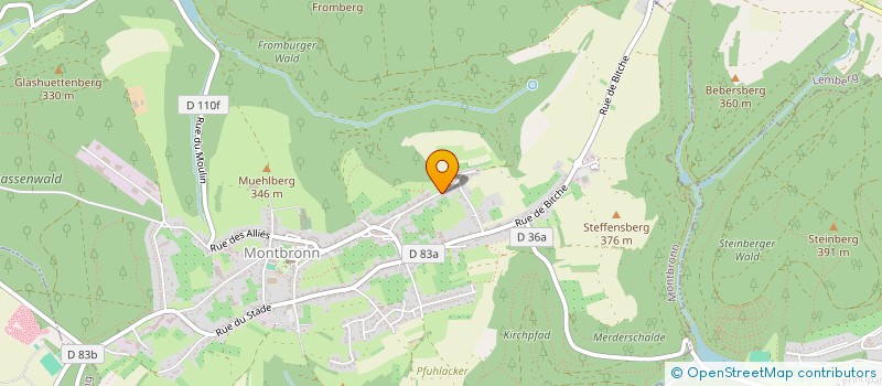 localisation de l'entreprise SCI LA RIBAMBELLE  MONTBRONN