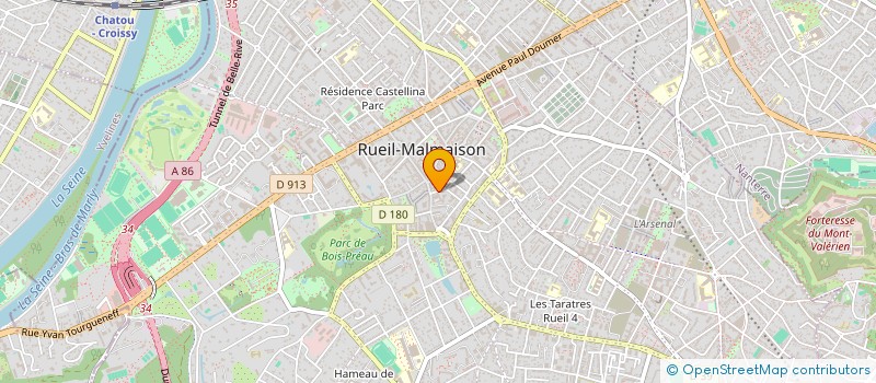 localisation de l'entreprise SCI LA RIBINE à RUEIL MALMAISON