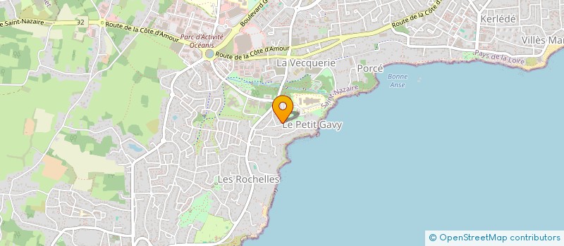 localisation de l'entreprise SCI LA RICHARDERIE  SAINT-NAZAIRE