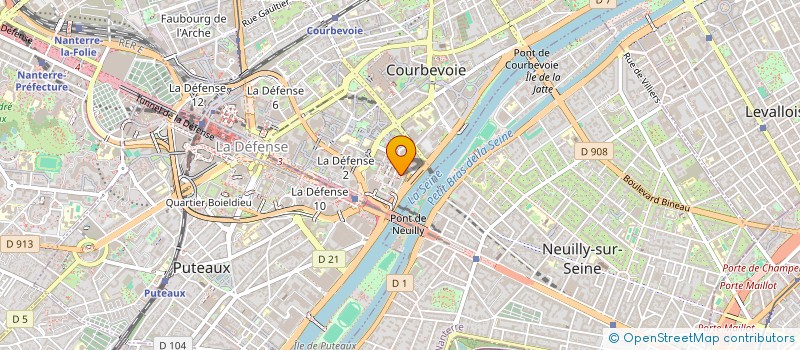 localisation de l'entreprise SCI LA RICHE 540 à COURBEVOIE