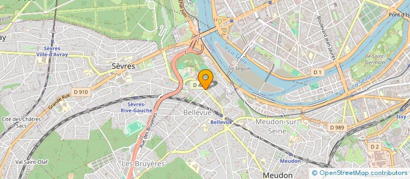 localisation de l'entreprise SCI LA RICHOMMIERE  MEUDON