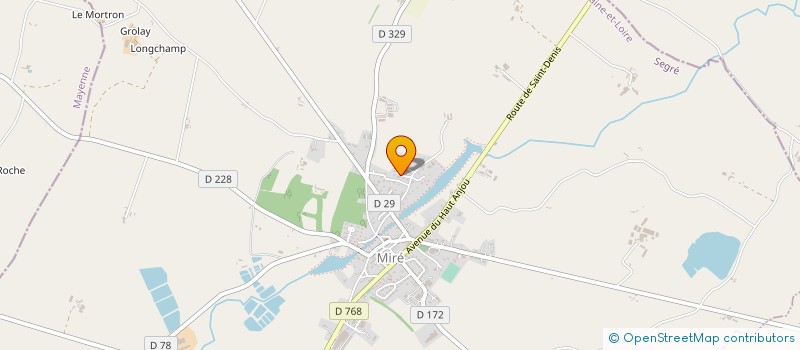 localisation de l'entreprise SCI LA RIFFRIE  MIRE