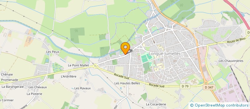 localisation de l'entreprise SCI LA RIGAUDERIE à LONGUE-JUMELLES
