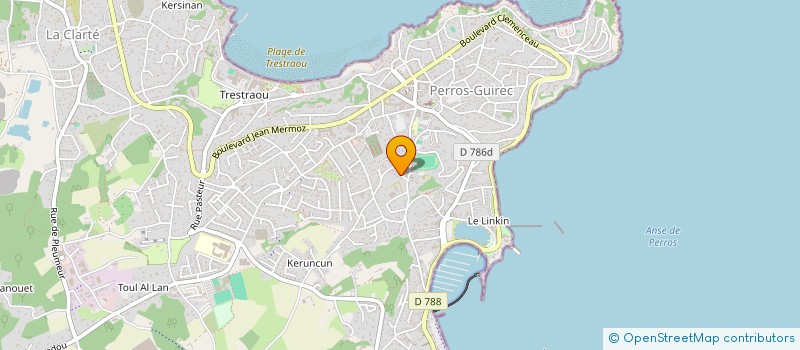 localisation de l'entreprise SCI LA RIGOLDEAU  PERROS-GUIREC