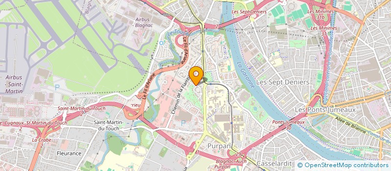 localisation de l'entreprise SCI LA RIHALTE 2 à TOULOUSE