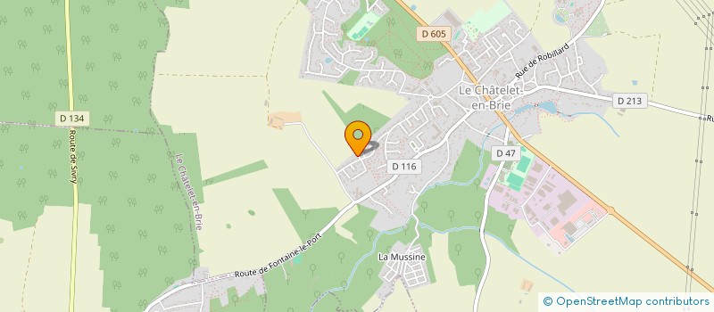 localisation de l'entreprise SCI LA RIOTTE  LE CHATELET-EN-BRIE