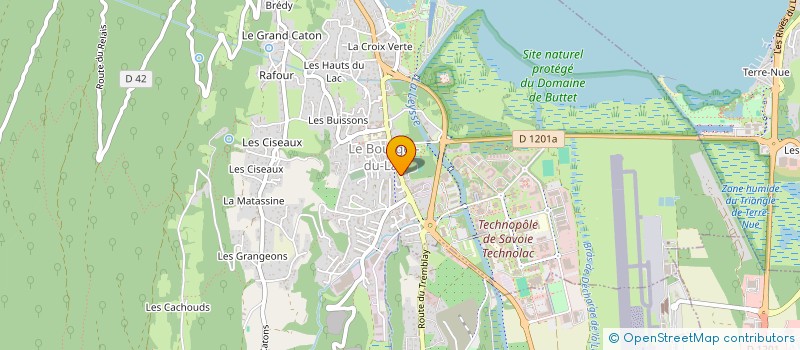 localisation de l'entreprise SCI LA RIOUTE DOREE  LE BOURGET-DU-LAC