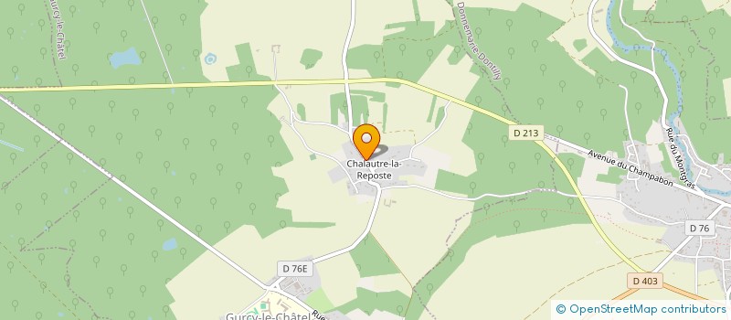 localisation de l'entreprise SCI LA RIPOSTE  GURCY-LE-CHATEL