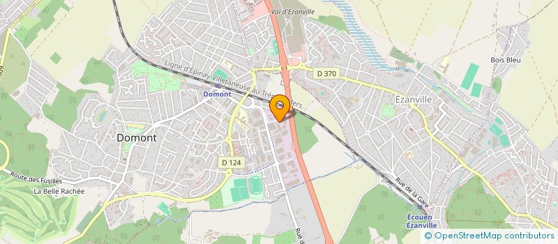 localisation de l'entreprise SCI LA RISLE  DOMONT