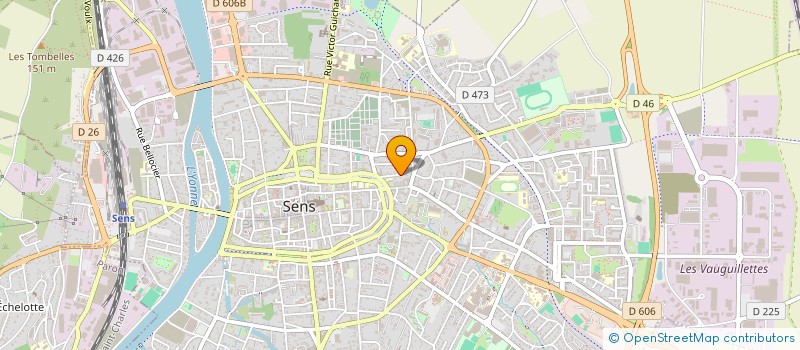 localisation de l'entreprise SCI LA RITOURNELLE  SENS
