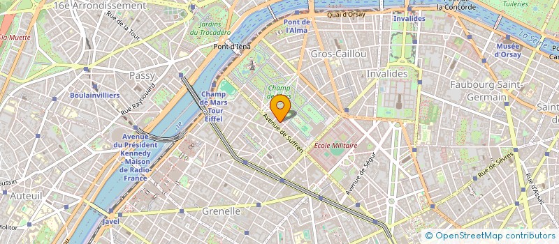 localisation de l'entreprise SCI LA RIVALDIERE  PARIS