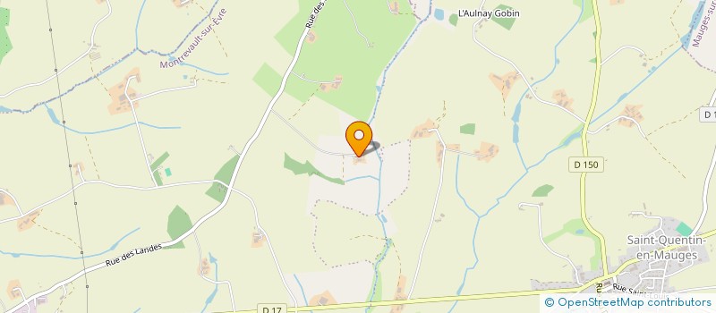 localisation de l'entreprise SCI LA RIVAUDIERE  MAUGES-SUR-LOIRE