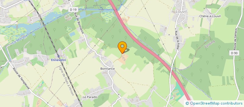 localisation de l'entreprise SCI LA RIVE  TEMPLEUVE-EN-PEVELE