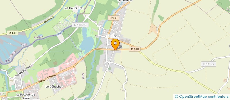 localisation de l'entreprise SCI LA RIVE DE LA CANCHE à OULINS