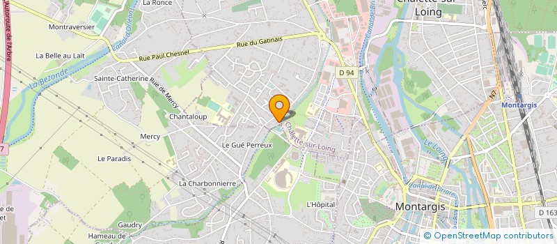 localisation de l'entreprise SCI LA RIVE DU SOLIN à CHALETTE-SUR-LOING