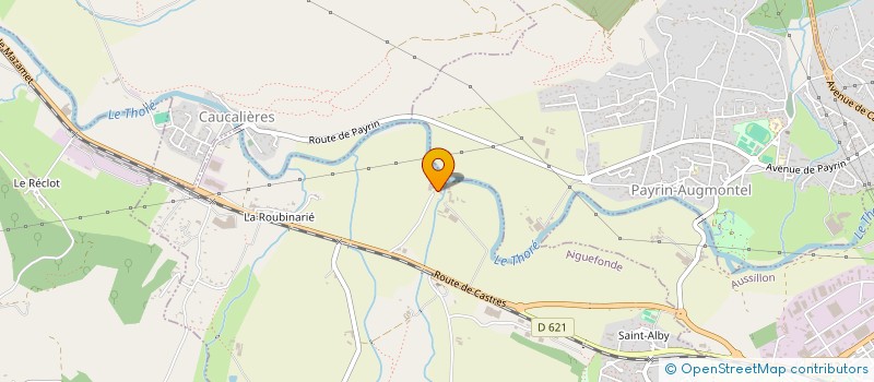 localisation de l'entreprise SCI LA RIVE PAYSANNE  AIGUEFONDE