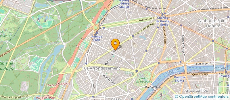 localisation de l'entreprise SCI LA RIVIERA  PARIS