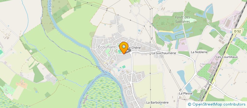 localisation de l'entreprise SCI LA RIVIERE  ECOUFLANT