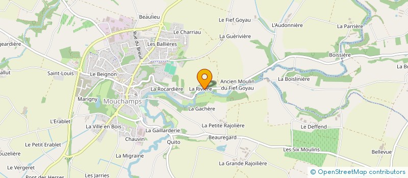 localisation de l'entreprise SCI LA RIVIERE à BRETIGNOLLES-SUR-MER