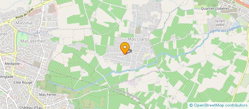 localisation de l'entreprise SCI LA RIVIERE à PERPIGNAN