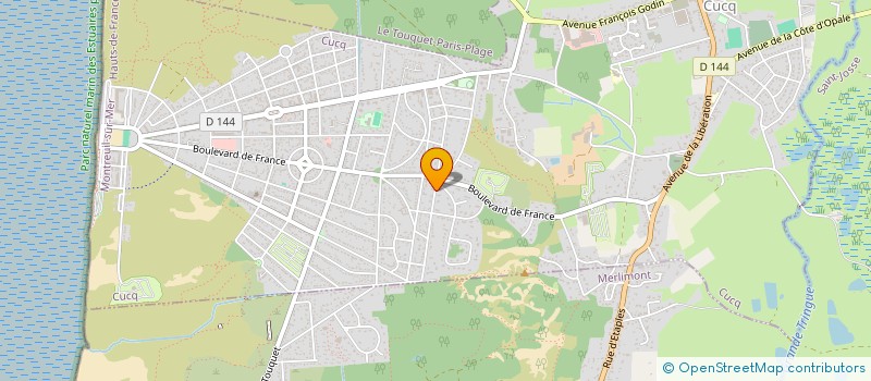 localisation de l'entreprise SCI  LA RIVIERE  CUCQ