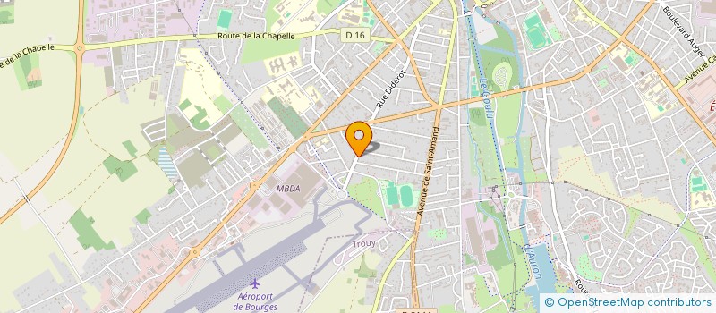 localisation de l'entreprise SCI LA RIVIERE  BOURGES