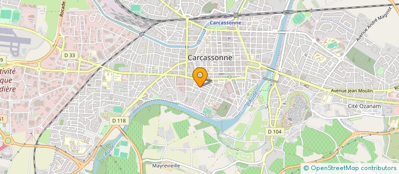 localisation de l'entreprise SCI LA RIVIERE à CARCASSONNE