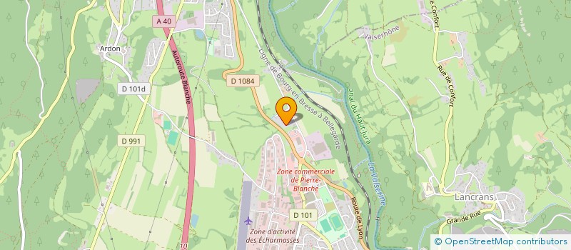 localisation de l'entreprise SCI LA RIVIERE à VALSERHONE