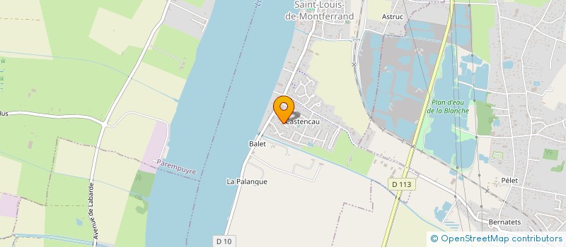 localisation de l'entreprise SCI LA RIVIERE  SAINT-VINCENT-DE-PAUL