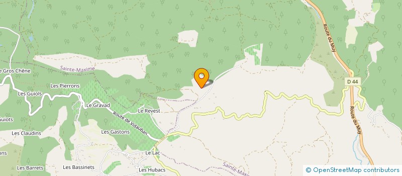 localisation de l'entreprise SCI LA RIVIERE  LE PLAN-DE-LA-TOUR