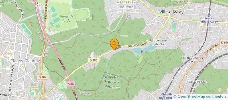 localisation de l'entreprise SCI LA RIVIERE LAROCHE JOUBERT à VILLE-D'AVRAY
