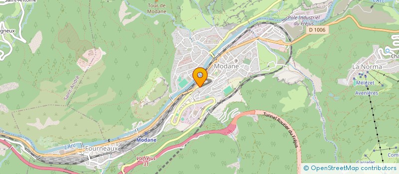 localisation de l'entreprise SCI LA RIZERIE DE LA SAVOIE  LE PONT-DE-BEAUVOISIN