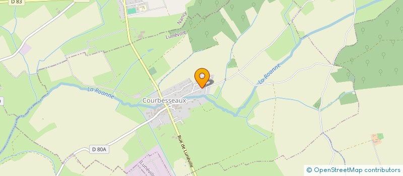 localisation de l'entreprise SCI LA ROANNAISE  COURBESSEAUX