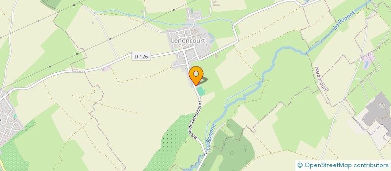 localisation de l'entreprise SCI LA ROANNE  LENONCOURT