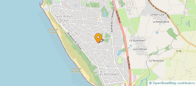 localisation de l'entreprise SCI LA ROBERTIANE à SAINT-BREVIN-LES-PINS
