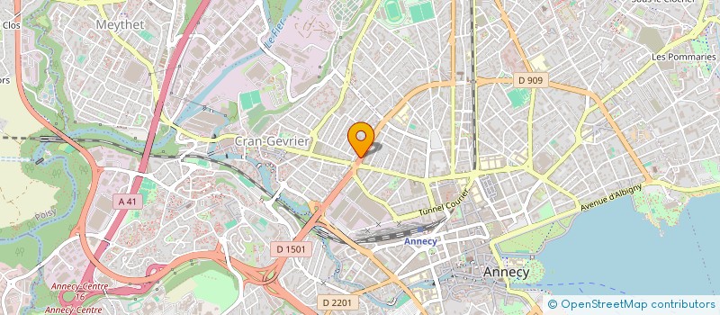 localisation de l'entreprise SCI LA ROCADE à ANNECY