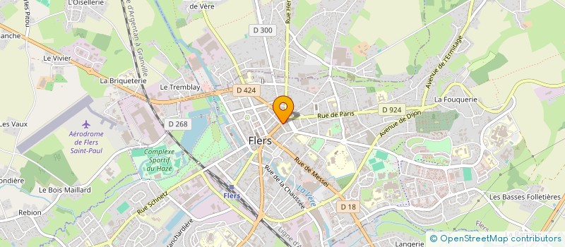 localisation de l'entreprise SCI LA ROCADE à FLERS