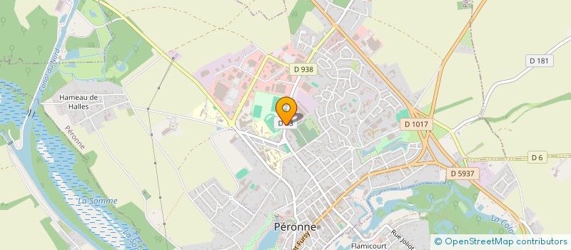 localisation de l'entreprise SCI LA ROCADE à PERONNE