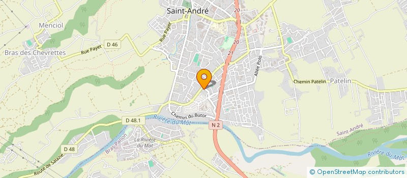 localisation de l'entreprise SCI LA ROCADE à SAINT-ANDRE