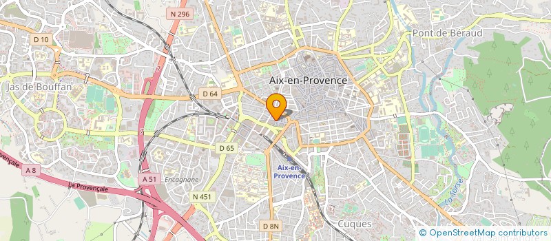 localisation de l'entreprise SCI LA ROCADE EST à AIX-EN-PROVENCE