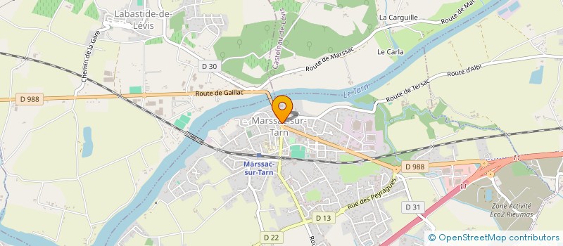 localisation de l'entreprise SCI LA ROCCAPINTA  ORBAN