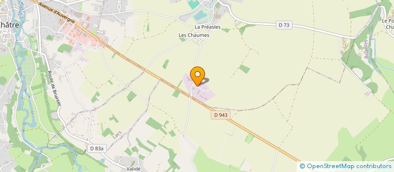 localisation de l'entreprise SCI LA ROCHAILLE à LACS