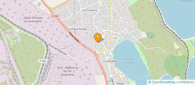 localisation de l'entreprise SCI LA ROCHE  FOS-SUR-MER