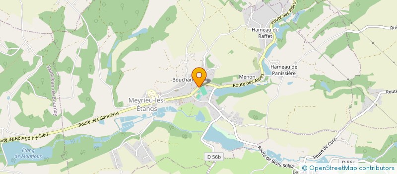 localisation de l'entreprise SCI LA ROCHE  MEYRIEU-LES-ETANGS