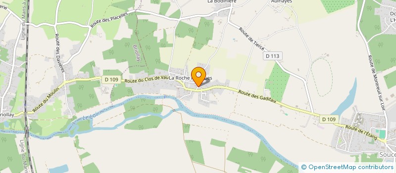 localisation de l'entreprise SCI LA ROCHE  RIVES-DU-LOIR-EN-ANJOU