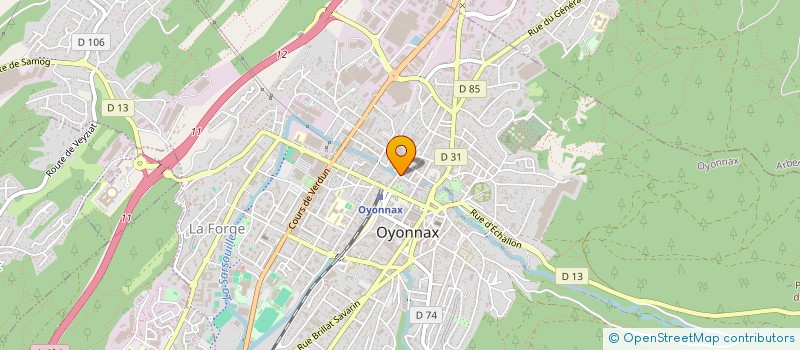 localisation de l'entreprise SCI LA ROCHE à OYONNAX