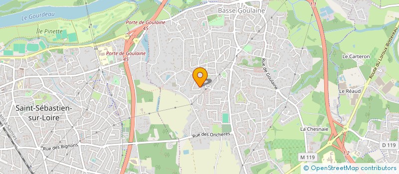 localisation de l'entreprise SCI LA ROCHE  BASSE-GOULAINE