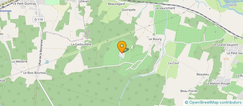 localisation de l'entreprise SCI LA ROCHE  CHEILLE