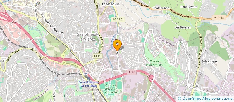 localisation de l'entreprise SCI LA ROCHE  SAINT-ETIENNE